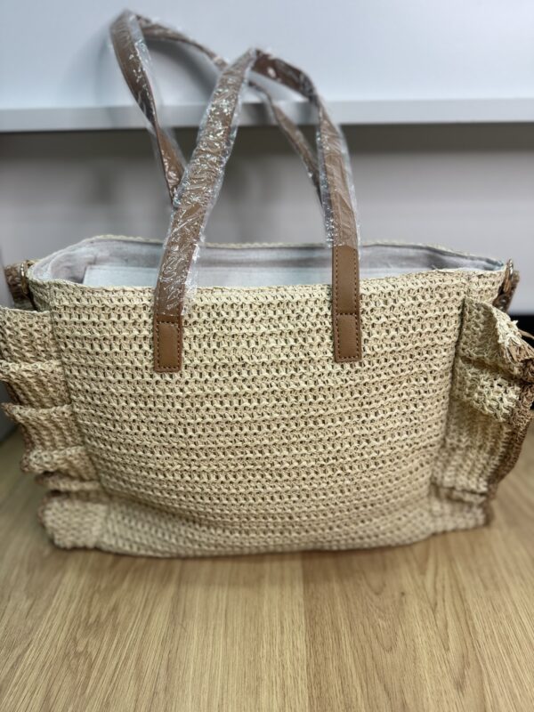 Bolso Rafia Volantes - Imagen 4