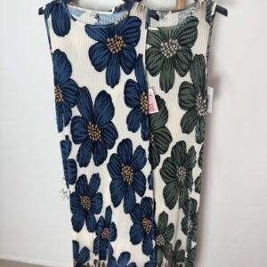 Vestido Plisado Flor