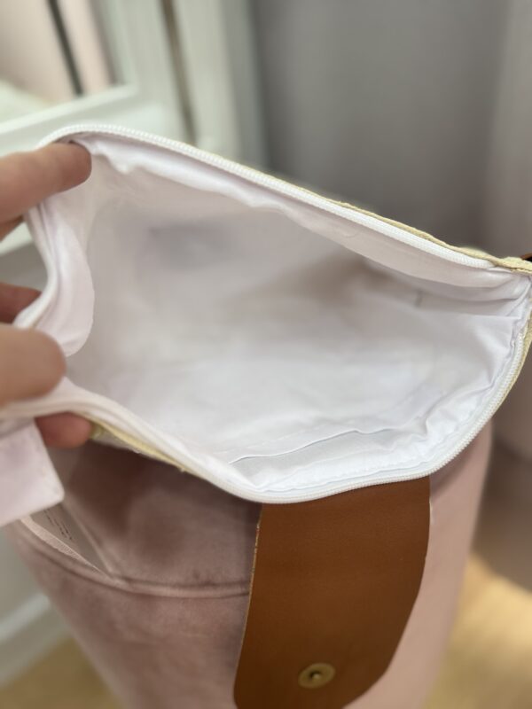 Bolso Sobre rafia+pedrería - Imagen 5