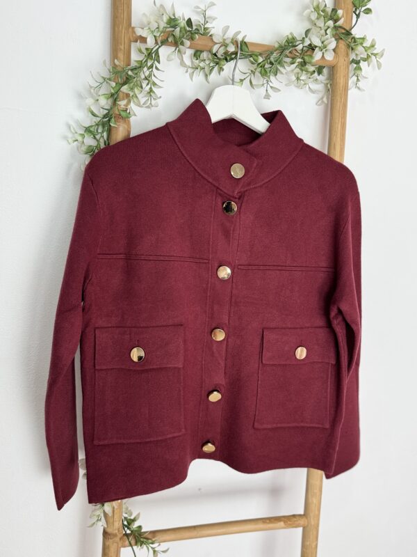 Chaqueta punto botones - Imagen 8