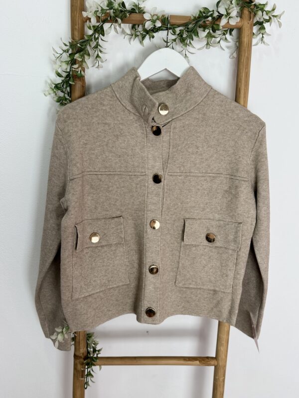 Chaqueta punto botones - Imagen 5