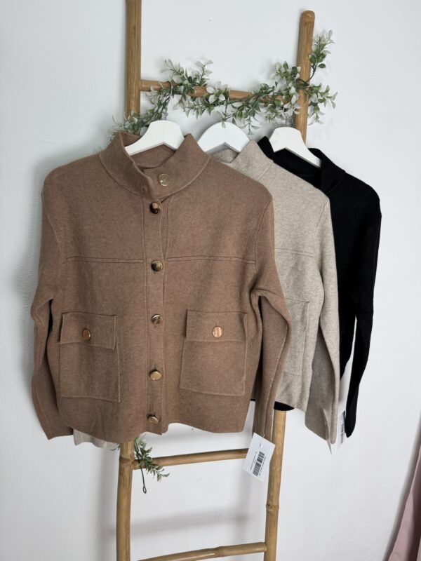 Chaqueta punto botones - Imagen 2