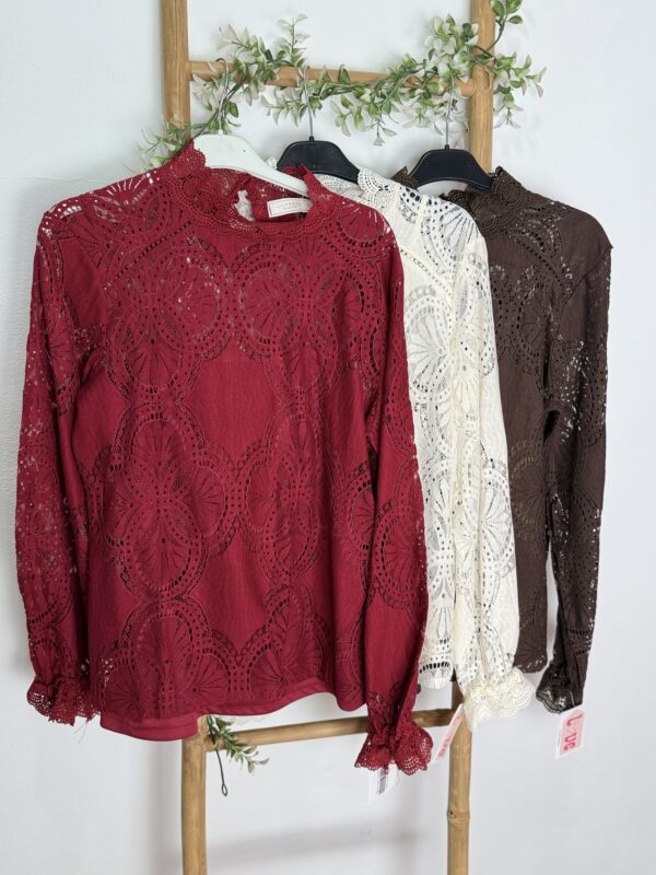 Blusa brocada - Imagen 2