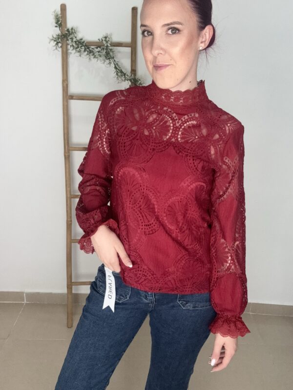 Blusa brocada