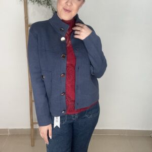 Chaqueta punto botones