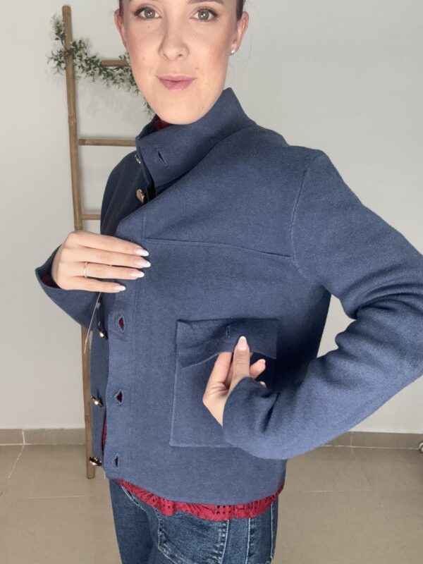 Chaqueta punto botones - Imagen 4