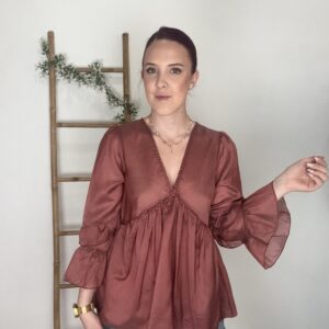 Blusa volantes