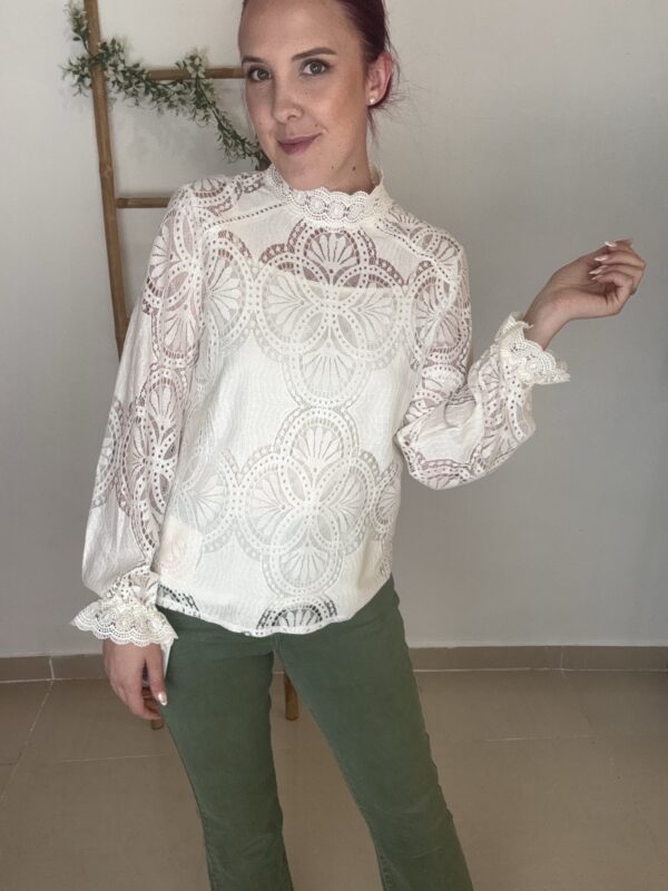 Blusa brocada - Imagen 7