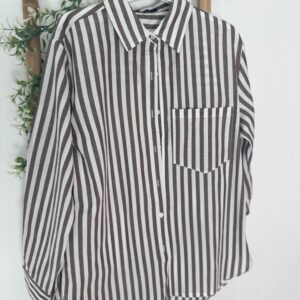 Camisa Listas Chocolate