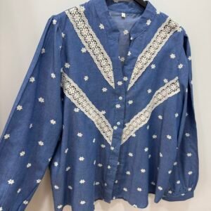 Camisa Vaquera Bordada